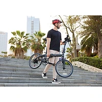 GoPowerBike GoAir Foldable Lightweight Electric City Bike (300W Motor /Up to 24km Battery Range /25km/h Top Speed) - Exclusive Retail Partner