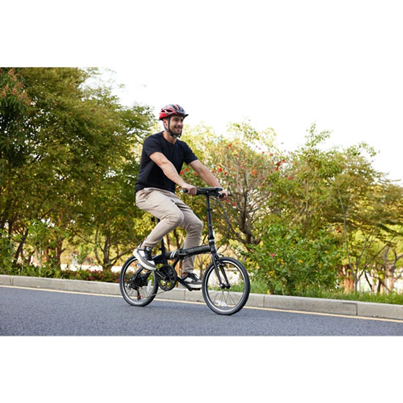 GoPowerBike GoAir Foldable Lightweight Electric City Bike (300W Motor /Up to 24km Battery Range /25km/h Top Speed) - Exclusive Retail Partner