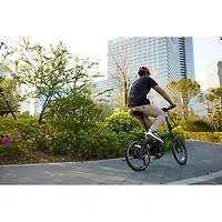 GoPowerBike GoAir Foldable Lightweight Electric City Bike (300W Motor /Up to 24km Battery Range /25km/h Top Speed) - Exclusive Retail Partner