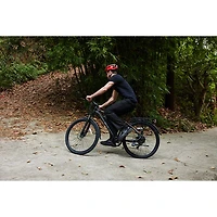 GoPowerBike GoFalcon Electric City Bike (500W Motor / Up to 80km Battery Range / 32km/h Top Speed) - Black - Exclusive Retail Partner