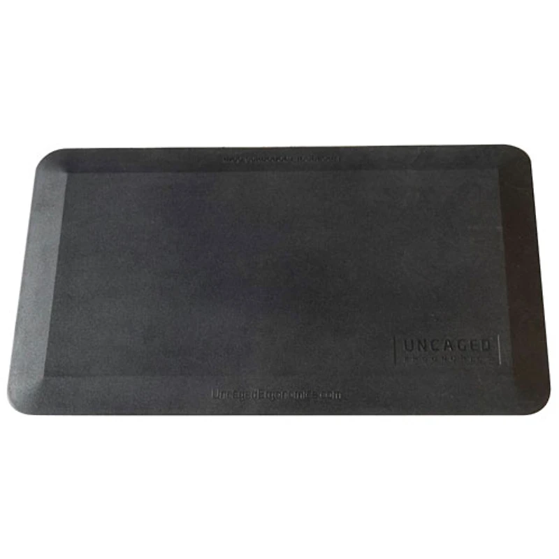 Tapis antifatigue pour bureau debout d'Uncaged Ergonomics - Noir