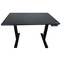 Uncaged Rise Up Ergonomics 60" Electric Height Adjustable Sit-Stand Desk - Black