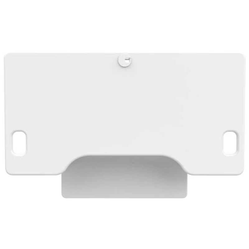 Surélévateur de bureau ergonomique ajustable de 46 po de largeur de Rocelco avec plateau pour clavier - Blanc