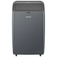 Hisense 3-in-1 Portable Air Conditioner - 13500 BTU (450 sq ft Coverage) - 52dB, Window Kit - Charcoal Grey