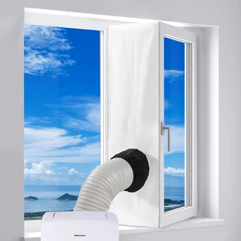 Climatiseur portatif intelligent 3-en-1 avec trousse d'installation pour fenêtre à battant avec Wi-Fi de Hisense - 12 400 BTU (SACC 10 000 BTU) - Exclusivité Best Buy