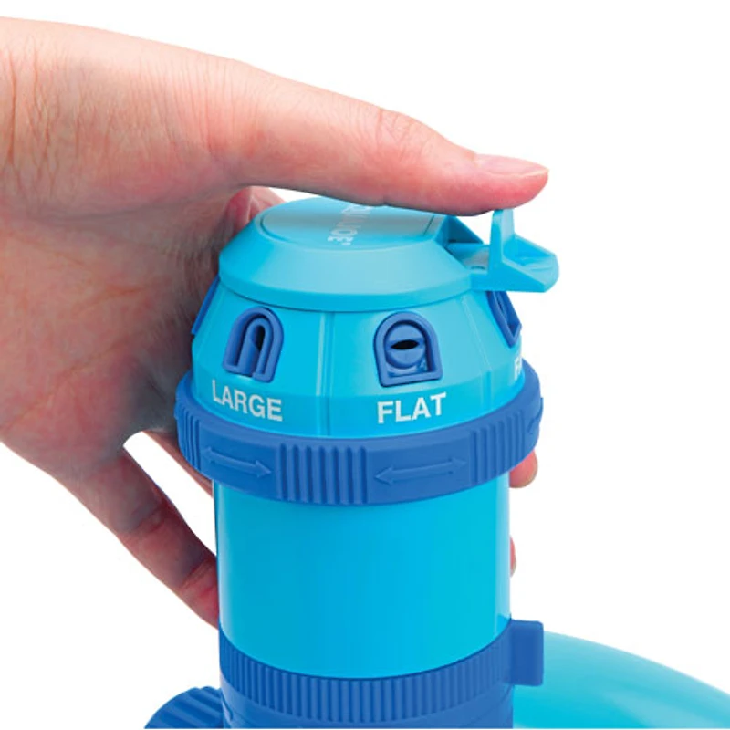Aqua Joe 6-Pattern Turbo Drive 360-Degree Sprinkler (AJ-MSSBM6) - Blue