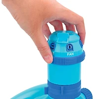 Aqua Joe 6-Pattern Turbo Drive 360-Degree Sprinkler (AJ-MSSBM6) - Blue