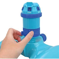 Aqua Joe 6-Pattern Turbo Drive 360-Degree Sprinkler (AJ-MSSBM6) - Blue