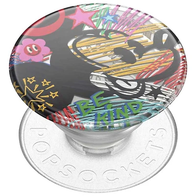 Prise extensible avec support universel PopGrip de PopSockets pour téléphone cellulaire - Mickey Be Kind