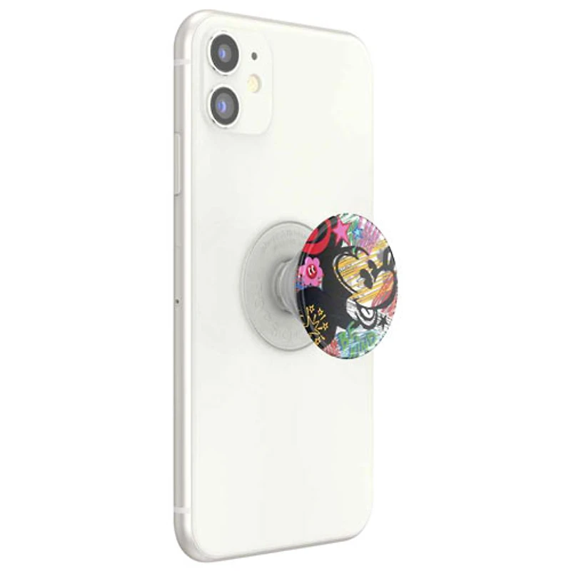 Prise extensible avec support universel PopGrip de PopSockets pour téléphone cellulaire - Mickey Be Kind