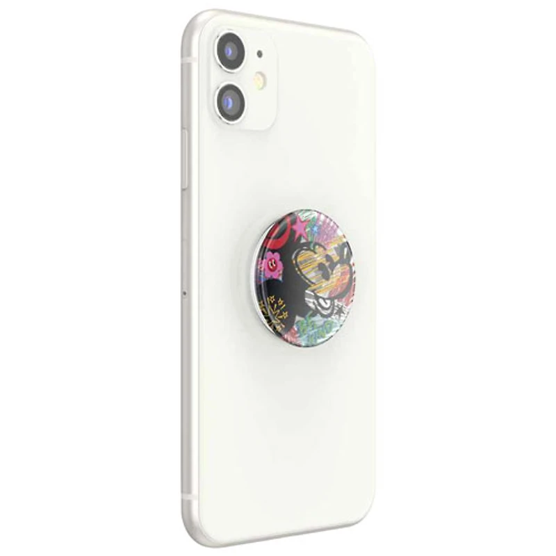 Prise extensible avec support universel PopGrip de PopSockets pour téléphone cellulaire - Mickey Be Kind