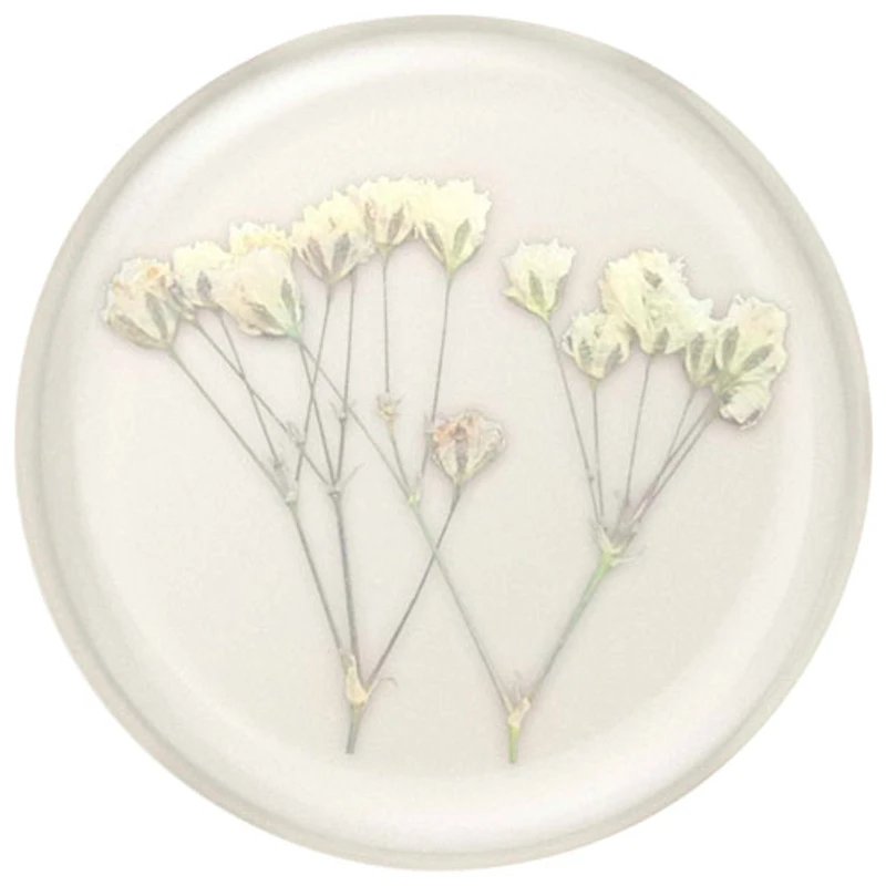 PopSockets PopGrip Universal Cell Phone Expanding Grip & Stand - Pressed Baby's Breath