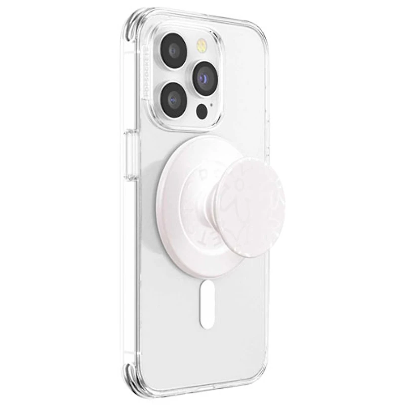 Prise extensible à support universel PopGrip de PopSockets pour téléphone cellulaire et support avec MagSafe - Horchata