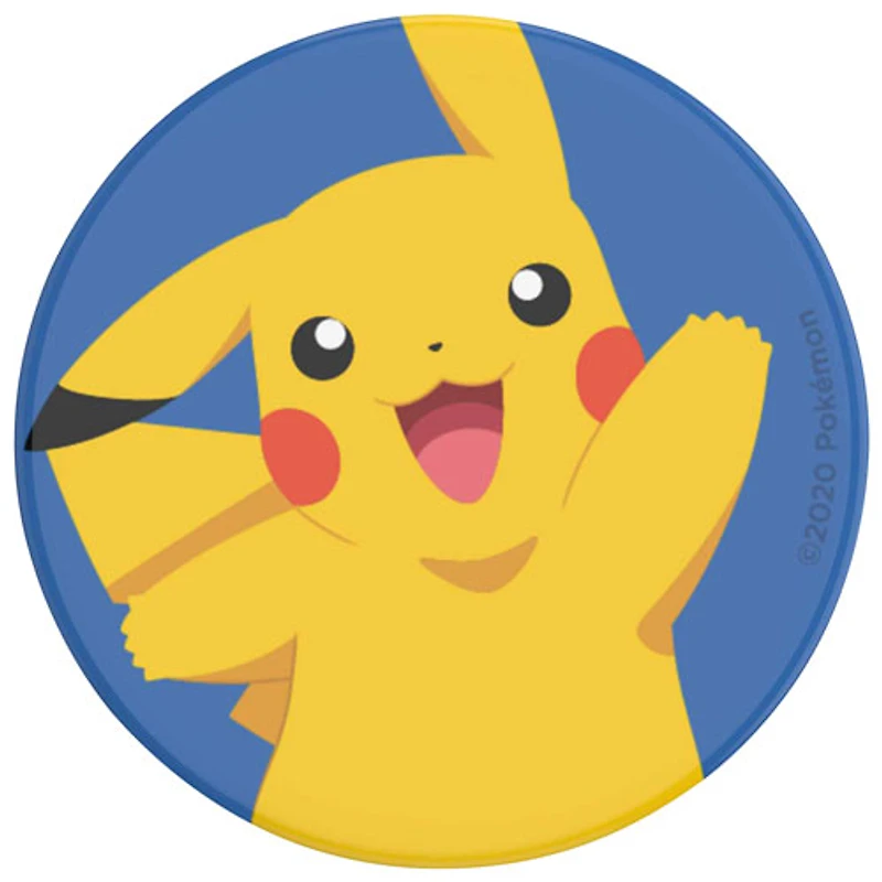 Prise extensible à support universel PopGrip de PopSockets pour téléphone cellulaire - Pikachu renversé