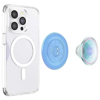 Prise extensible à support universel PopGrip de PopSockets pour cellulaire - Bleu opale