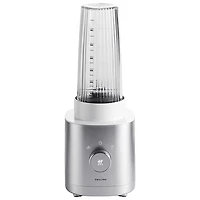 Mélangeur personnel compact de 500 W Enfinigy 550L de Zwilling - Argenté et blanc