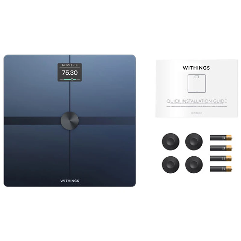 Pèse-personne intelligent numérique Wi-Fi Body Smart de Withings - Noir