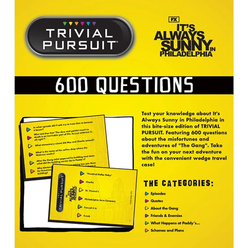 Trivial Pursuit: Jeu de société It's Always Sunny in Philadelphia - Anglais