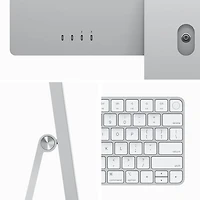 iMac de 24 po d'Apple (automne 2023) - Argenté (puce M3 d'Apple/processeur graphique 10 coeurs/SSD Go/RAM 8 Go
