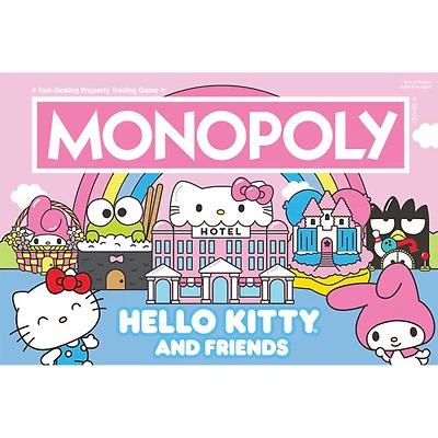 Monopoly: Jeu de société Hello Kitty & Friends - Anglais