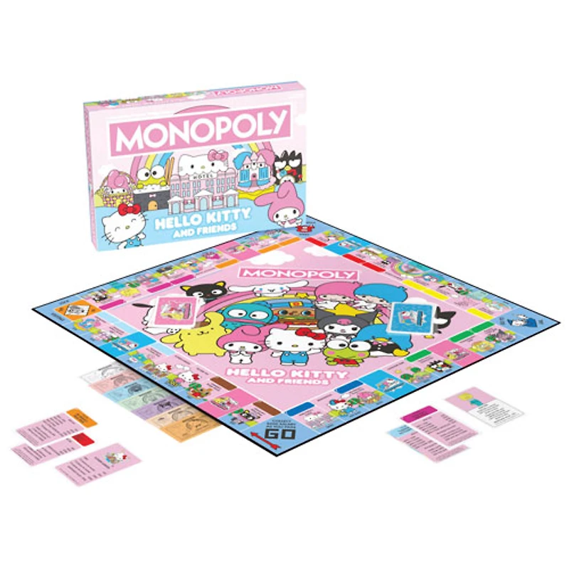 Monopoly: Jeu de société Hello Kitty & Friends - Anglais