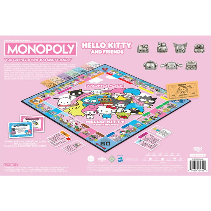 Monopoly: Jeu de société Hello Kitty & Friends - Anglais