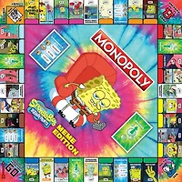Monopoly: Jeu de société SpongeBob SquarePants Meme Edition - Anglais