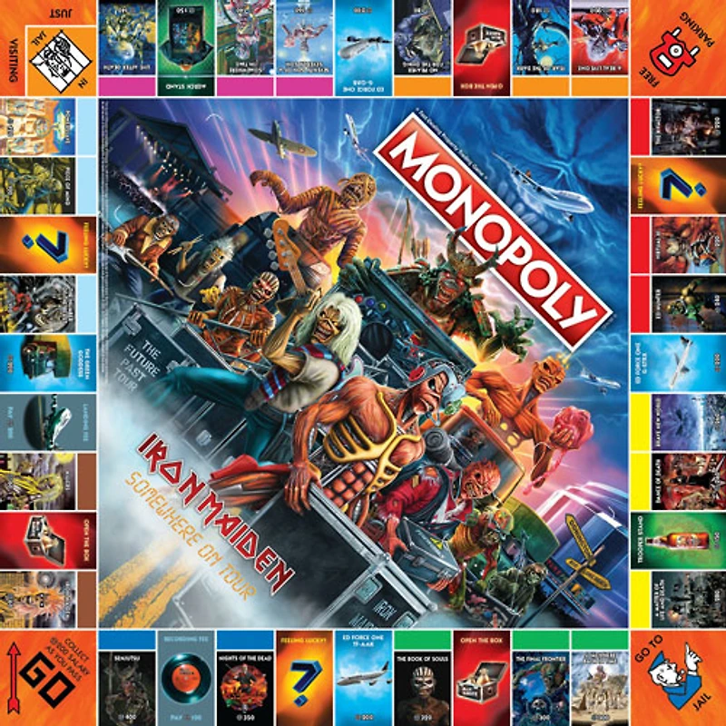 Monopoly: Jeu de société Iron Maiden - Anglais
