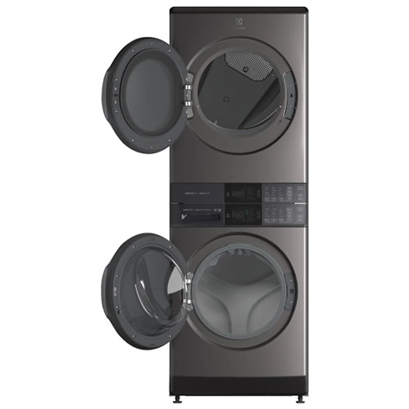 Duo avec laveuse électrique 5,2 pi³ et sécheuse 8 pi³ série 6 d'Electrolux - Energy Star (ELTE760CAT) - Titane