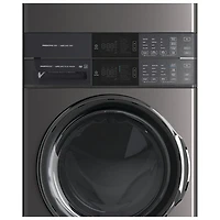 Duo avec laveuse électrique 5,2 pi³ et sécheuse 8 pi³ série 6 d'Electrolux - Energy Star (ELTE760CAT) - Titane