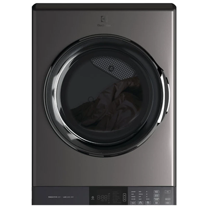 Duo avec laveuse électrique 5,2 pi³ et sécheuse 8 pi³ série 6 d'Electrolux - Energy Star (ELTE760CAT) - Titane