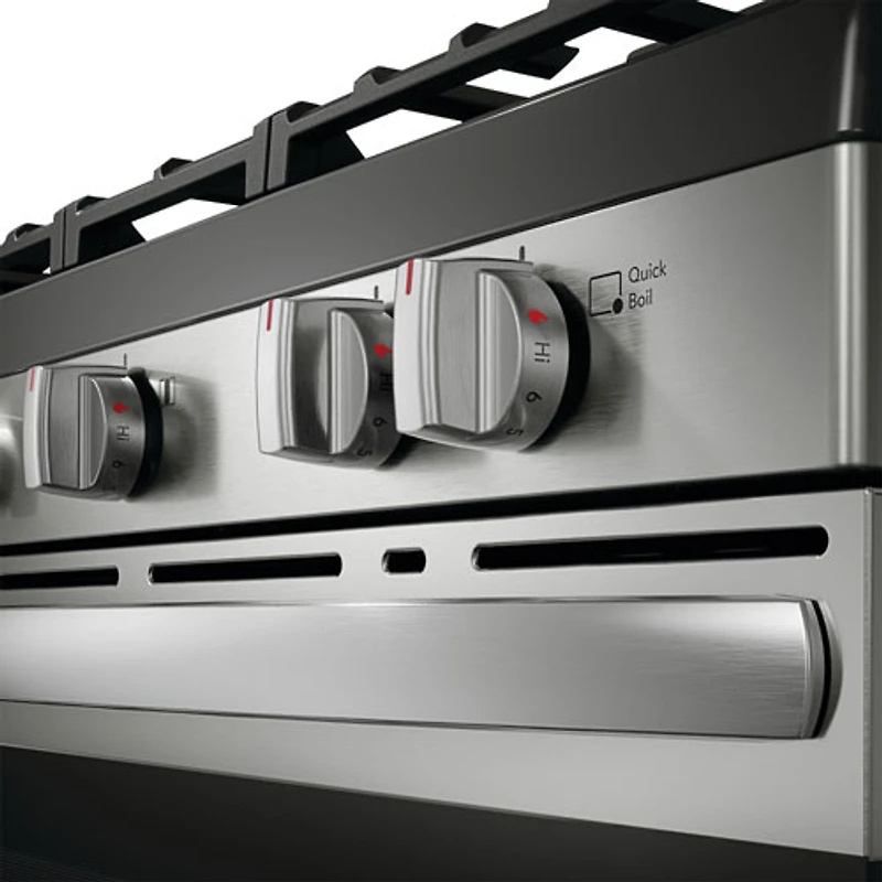Frigidaire 30" 5.1 Cu. Ft. 5-Burner Freestanding Gas Range (FCRG3062AS) - Stainless Steel