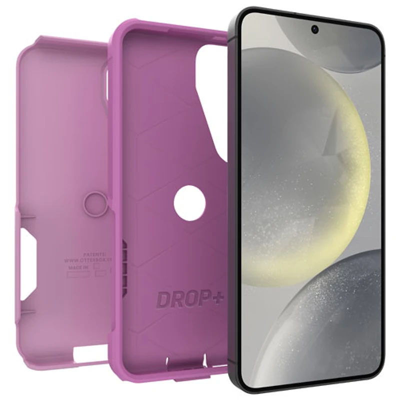 Étui rigide ajusté Commuter d'OtterBox pour Galaxy S24 - Rose