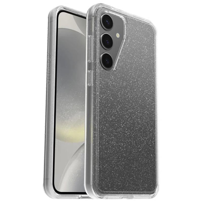 Étui rigide ajusté Symmetry d'OtterBox pour Galaxy S24+ (Plus) - Argent scintillant