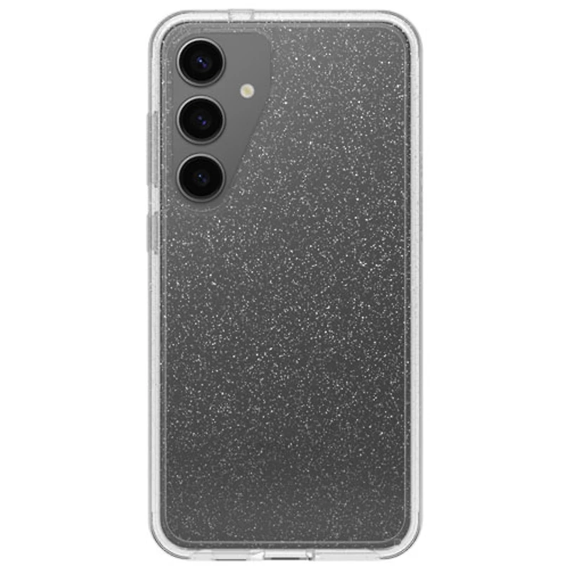 Étui rigide ajusté Symmetry d'OtterBox pour Galaxy S24+ (Plus) - Argent scintillant