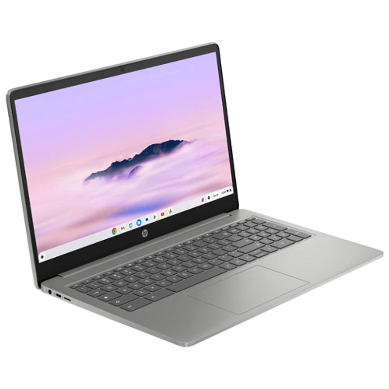 Portable de 15 po Chromebook Plus de HP - Argenté minéral (Core i3-N305 Intel/128 Go/RAM 8 Go/ChromeOS)