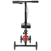 Déambulateur à 4 roulettes avec repose-genou de Medline - Bleu