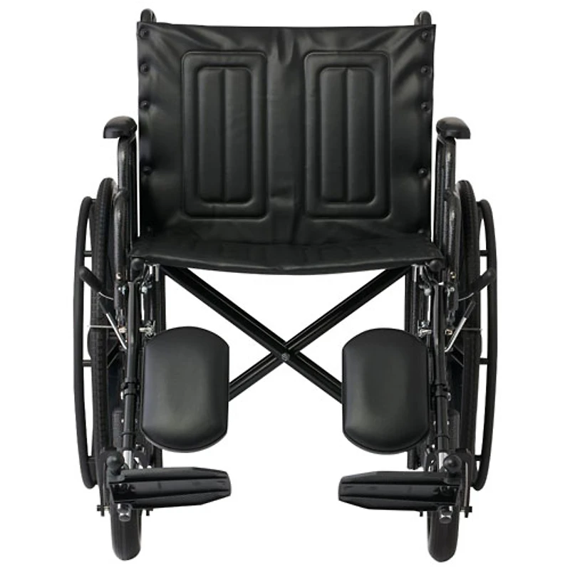 Fauteuil roulant de 13 po avec repose-jambes rabattables de Medline