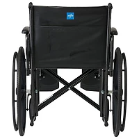 Fauteuil roulant de 13 po avec repose-jambes rabattables de Medline