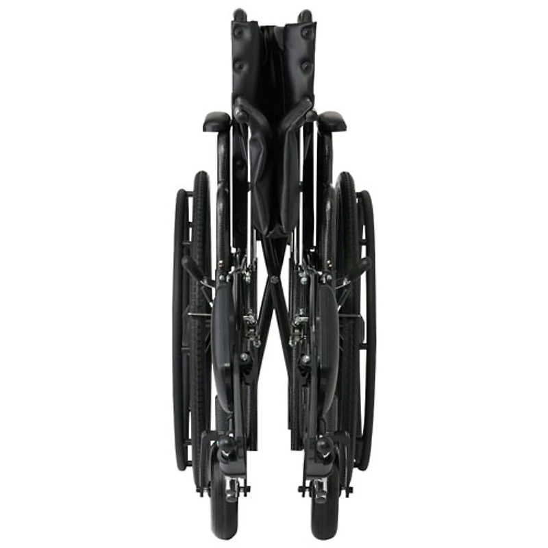 Fauteuil roulant de 13 po avec repose-jambes rabattables de Medline