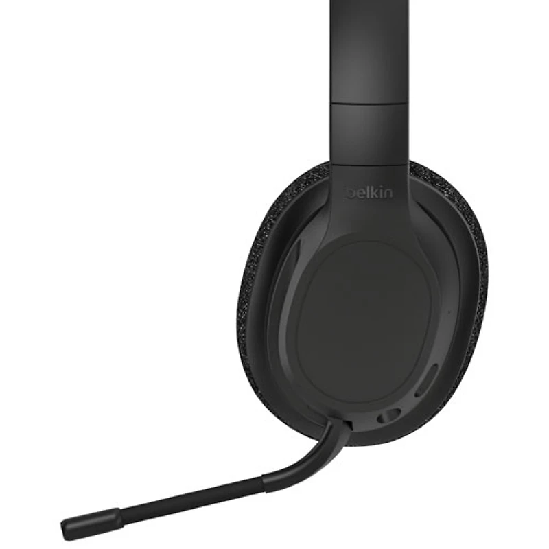 Belkin Over-Ear Noise Cancelling Bluetooth Headphones - Black