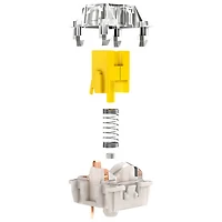 Commutateur mécanique linéaire jaune de 3e génération de Razer