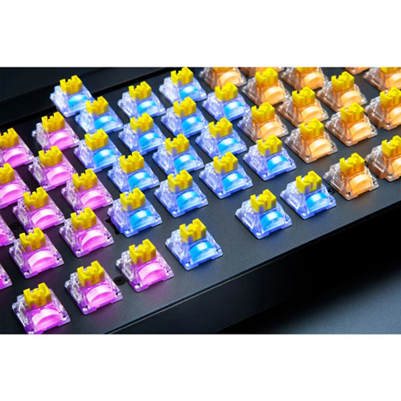Commutateur mécanique linéaire jaune de 3e génération de Razer