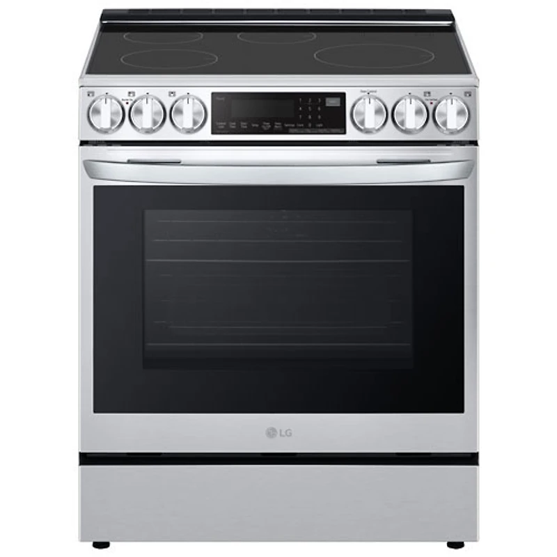 Open Box - LG 30" 6.3 Cu Ft True Convection Slide-In Induction Air Fry Range (LSIL6336F) -Stainless -Scratch & Dent