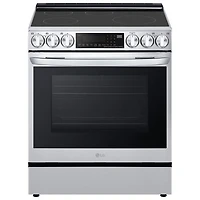 Open Box - LG 30" 6.3 Cu Ft True Convection Slide-In Induction Air Fry Range (LSIL6336F) -Stainless -Scratch & Dent