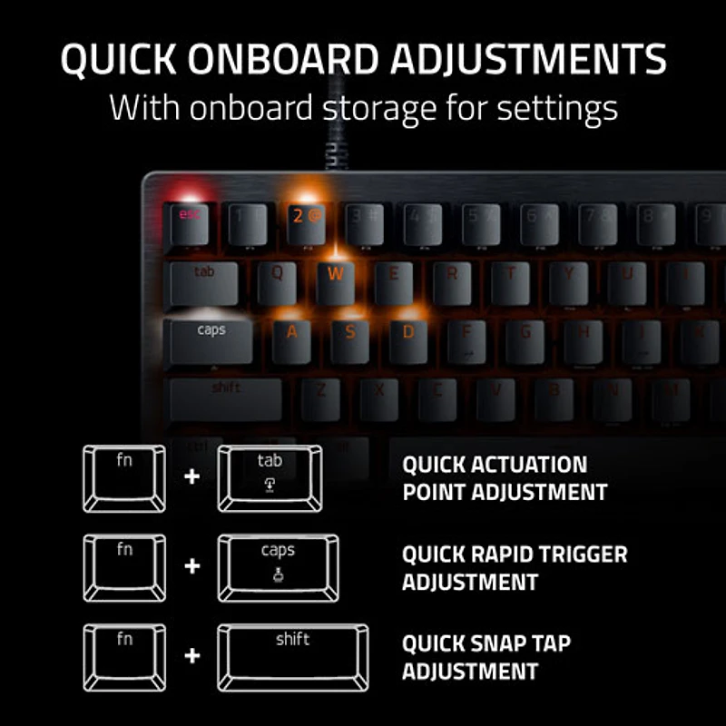 Razer Huntsman V3 Pro Mini Backlit Mechnical Analog Optical Gaming Keyboard