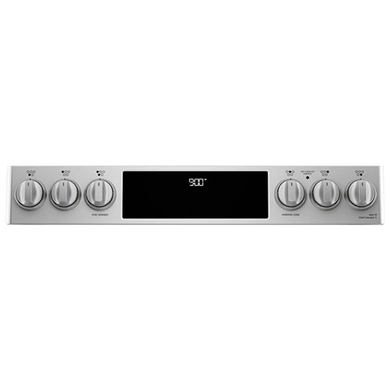 Cuisinière électrique encastrable à 5 éléments avec convection véritable et friture à l'air de 5,7 pi³ et 30 po Café (CHS90XP2MS1) - Acier inoxydable