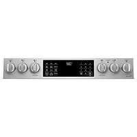 Cuisinière électrique encastrable à 5 éléments avec convection véritable et friture à l'air de 5,7 pi³ et 30 po Café (CHS90XP2MS1) - Acier inoxydable