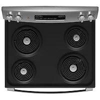 Cuisinière électrique autonome à serpentins de 5,0 pi³ et 30 po de GE (JCBS350SVSS) - Inox