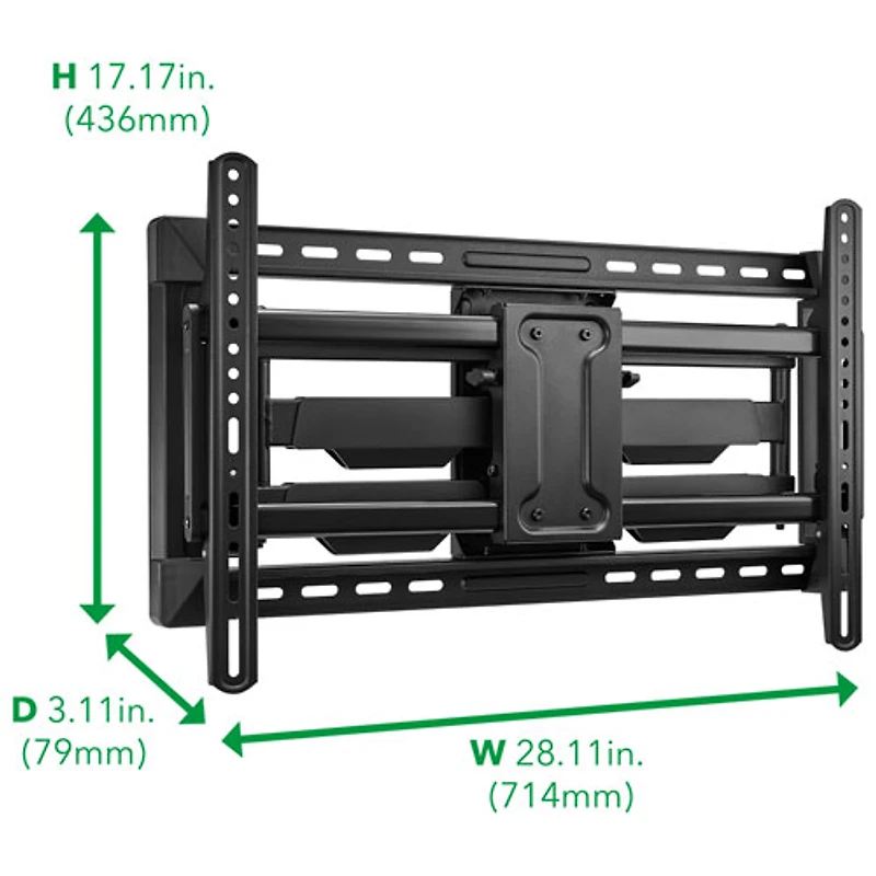 Support articulé pour téléviseur de 42 à 90 po d'Insignia - Exclusivité Best Buy